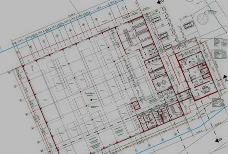 Planung eines Carports.