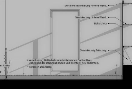 Planung eines Carports.