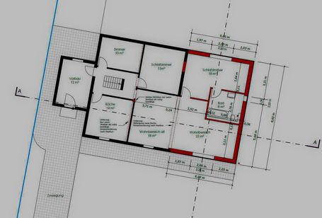 Planung eines Carports.