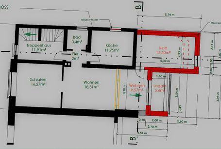 Planung eines Carports.
