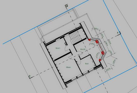 Planung eines Carports.