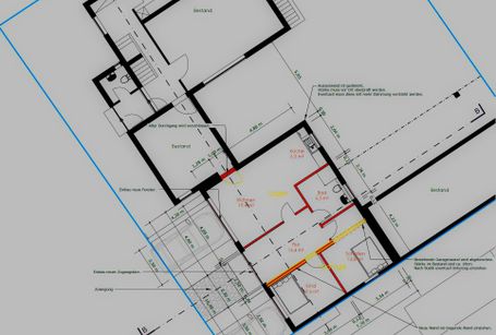 Planung eines Carports.