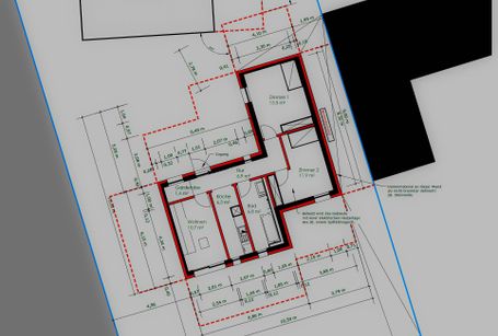 Planung eines Carports.