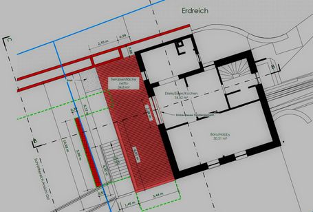 Planung eines Carports.