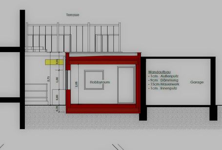 Planung eines Carports.