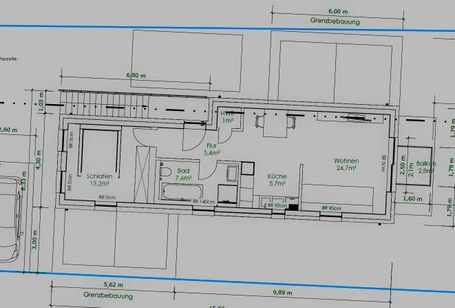 Planung eines Carports.